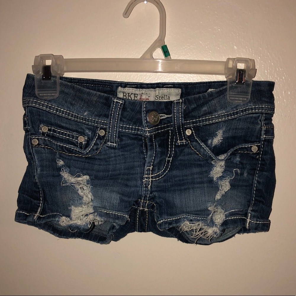 Denim shorts